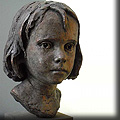 Portrait sculpture of Bonnie