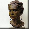 Portrait sculpture of Georgia