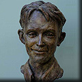 Portrait sculpture of Tom Starkey