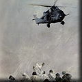 Paintings of the Falklands War - helicopter rescue